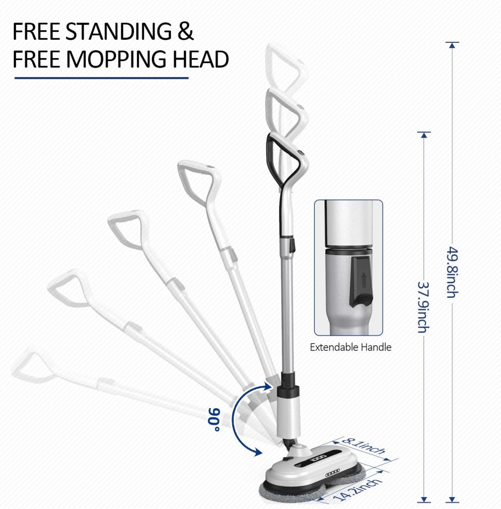 iDOO Cordless Electric Spin Mop